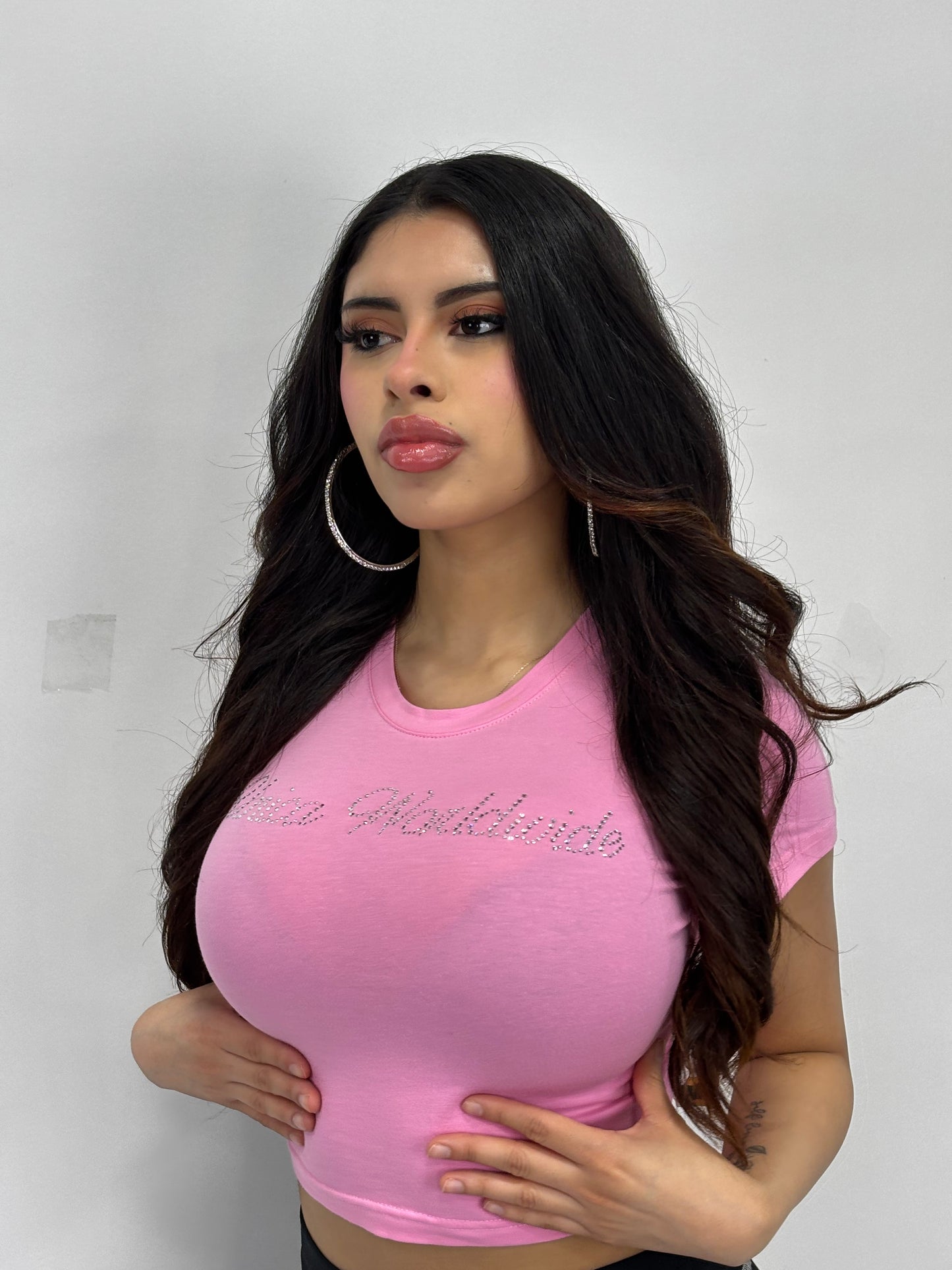 Unica Baby Tee 
Blush Pink